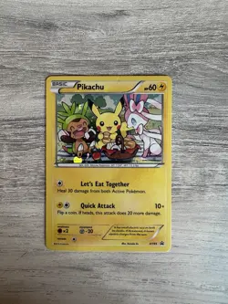 Pokemon TCG Pikachu Promo Holo XY XY95 DMG - Image 1