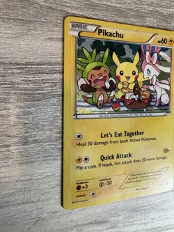Pokemon TCG Pikachu Promo Holo XY XY95 DMG - Image 2