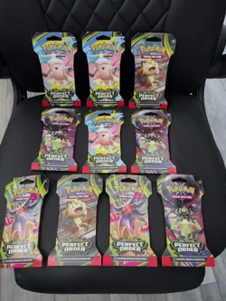 POKEMON🔥 PERFECT ORDER 🔥- Sleeved Booster Pack -NEW SEALED🔥mega evolution - Image 1