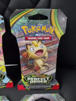 POKEMON🔥 PERFECT ORDER 🔥- Sleeved Booster Pack -NEW SEALED🔥mega evolution - Image 3