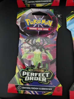POKEMON🔥 PERFECT ORDER 🔥- Sleeved Booster Pack -NEW SEALED🔥mega evolution - Image 4