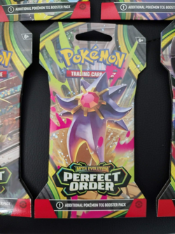 POKEMON🔥 PERFECT ORDER 🔥- Sleeved Booster Pack -NEW SEALED🔥mega evolution - Image 5