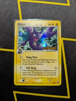 Gligar (Delta Species) 16/101 Dragon Frontiers Reverse Holo Played Pokemon TCG - Image 1