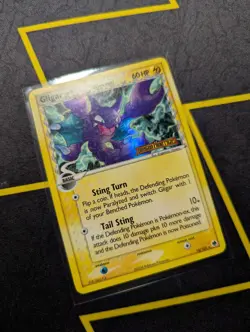 Gligar (Delta Species) 16/101 Dragon Frontiers Reverse Holo Played Pokemon TCG - Image 2