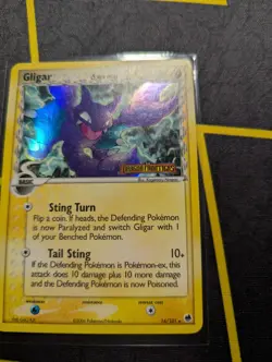 Gligar (Delta Species) 16/101 Dragon Frontiers Reverse Holo Played Pokemon TCG - Image 5