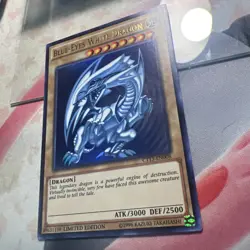 *** BLUE-EYES WHITE DRAGON *** HOLOGRAPHIC (ORIGINAL ART) CT13-EN008 YUGIOH! - Image 3