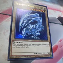 *** BLUE-EYES WHITE DRAGON *** HOLOGRAPHIC (ORIGINAL ART) CT13-EN008 YUGIOH! - Image 4