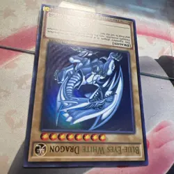 *** BLUE-EYES WHITE DRAGON *** HOLOGRAPHIC (ORIGINAL ART) CT13-EN008 YUGIOH! - Image 5