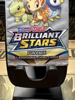 Pokemon Card - Brilliant Stars - Fun Pack - 3 Cards - Factory Sealed - Image 3