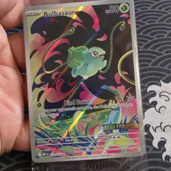 Pokemon TCG Mega Evolutions Stamped Promo card - Bulbasaur 133/132 - NM - Sealed - Image 1