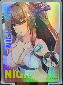 Goddess Story Absolute Terror Field Waifu SSR Spicy Night Lingerie Card SSR-020 - Image 1