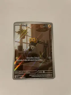 Joltik Pokemon Full Art Holo Card White Flare, Illustration Rare, 116/086 A4 - Image 1