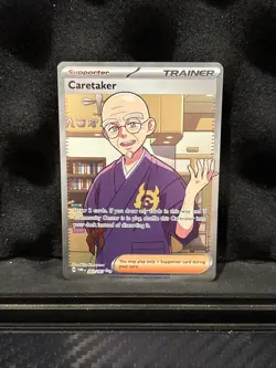 Caretaker 203/167 S&V Twilight Masquerade Holo Ultra Rare TWM Pokemon Card NM - Image 1