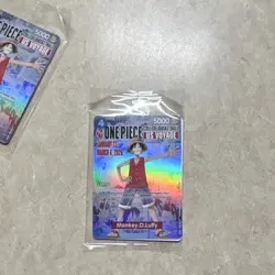 Bandai One Piece CCG US Voyage Monkey D. Luffy Holo 5 Card Lot - Image 3
