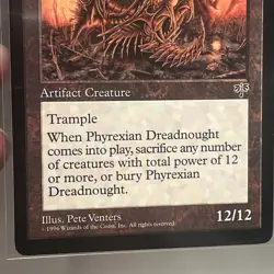 Magic: The Gathering – Phyrexian Dreadnought – Mirage – Near Mint English - Image 3