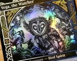 X 1 Vega, the Watcher Foil Showcase NM-M KHM 332 MTG Magic The Gathering - Image 1