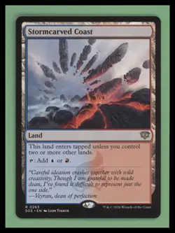 1 x Stormcarved Coast - Secrets of Strixhaven - NM-Mint - MTG - Image 1