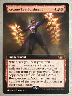 MTG / Arcane Bombardment / SNC / #422 / Regular (Extended Art) / Mythic / NM - Image 1