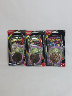 POKEMON TCG MEGA EVOLUTION PHANTASMAL FLAMES 3 SEALED BLISTER PACKS WHIMSICOTT - Image 1