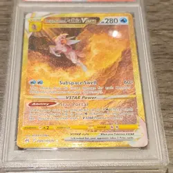Pokemon Origin Forme Palkia VSTAR GG67 Crown Zenith Secret Rare Holo PSA 10 - Image 3
