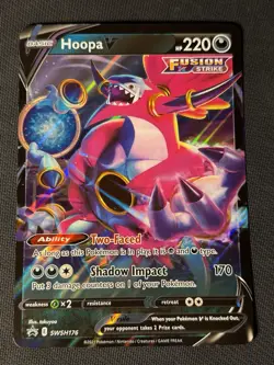 Hoopa V SWSH176 - Pokemon Oversized Jumbo Card - Image 1