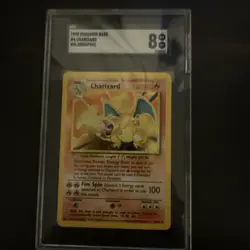 1999 Pokemon - Base Set Charizard - SGC 8 - Image 1