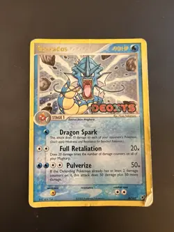 Gyarados EX Deoxys 8/107 Holo Rare Reverse Holo 90HP Pokemon TCG Dragon Spark - Image 2