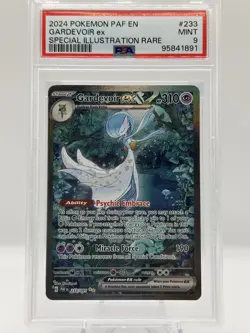 Pokemon Gardevoir EX 2024 Paldean Fates 233/091 SIR, PSA 9 - Image 1