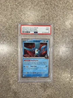 Team Rockets Articuno Best Buy Exclusive PSA 9 2025 Pokemon Stamped Promo - Image 1