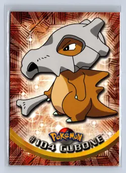 2000 Topps Pokemon TV Animation Cubone #104 - Image 1