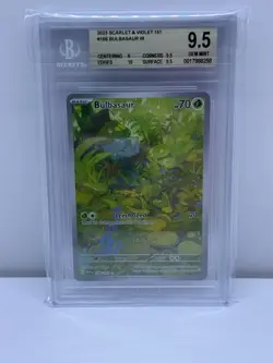 Bulbasaur 166/165 Scarlet & Violet 151 BGS 9.5 GEM MINT Pokemon TCG - Image 1