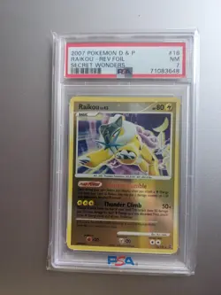 Pokemon TCG Raikou Secret Wonders 16/132 Reverse Holo Holo Rare - Image 1