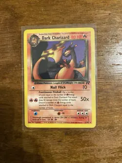 Dark Charizard 21/82 Non Holo Team Rocket Pokemon - Image 1