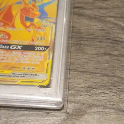 Pokemon Reshiram & Charizard GX SM247 SM Black Star Promo TAG TEAM Holo PSA 10 - Image 5