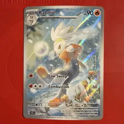 Pokemon TCG Raboot 147/142 Illustration Rare Stellar Crown Holo NM/M - Image 2