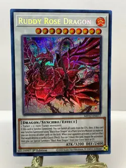 Ruddy Rose Dragon MP22-EN077 2022 Tin of the Pharaoh's Gods Yu-Gi-Oh SCR 1st Ed - Image 1