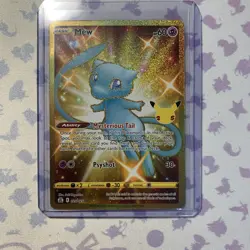 Mew Celebrations 25/25 Pokemon Card 25th Anniversary TCG Gold - Image 1