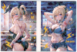 ❤JEAN GUNNHILDR Goddess Story Waifu Card - ABSOLUTE TERROR - Waifu BI-FOLD Card - Image 2