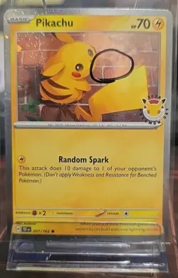 Pikachu (Pokemon Day 2026) 051/162 Miscellaneous Cards & Products Holo SWIRL - Image 1