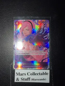 English PRB Vinsmoke Reiju OP06-069 One Piece Card Game TCG Super Rare SR NM - Image 1