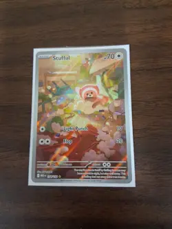 Stufful - Illustration Rare 154/132 - Mega Evolution Pokemon TCG Card NM - Image 1