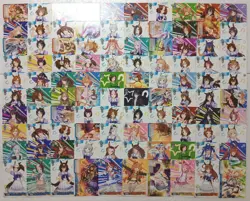 Lot of 100 Japanese Weiss Weiβ Schwarz Uma Musume Pretty Derby Card Set - Image 1