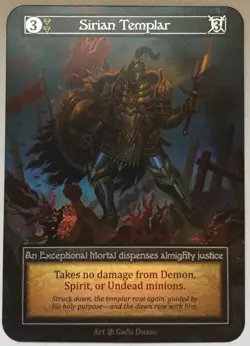 Sorcery Contested Realms - Beta - Sirian Templar Foil - Image 1