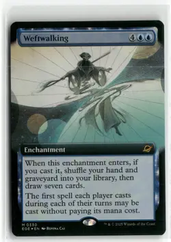 Weftwalking (Extended Art) 330 Edge of Eternities Magic: The Gathering Foil NM - Image 1