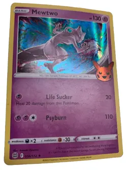Mewtwo Rare (Trick or Trade Halloween) 056/172 Pokemon TCG Card - Image 1
