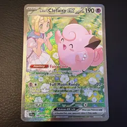 Pokemon Lillie's Clefairy EX 184/159 Sv09 Journey Special Illustration Rare - Image 1