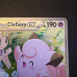 Pokemon Lillie's Clefairy EX 184/159 Sv09 Journey Special Illustration Rare - Image 5