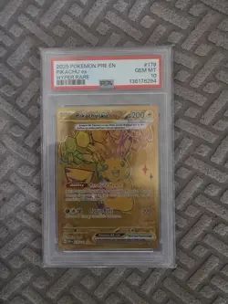 Pokemon 2025 Pikachu Ex Hyper Rare 179/131 Psa10 - Image 1