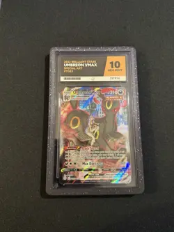 Pokemon TCG Umbreon VMAX TG23/TG30 Brilliant Stars Full Art Rare Ace 10 - Image 1
