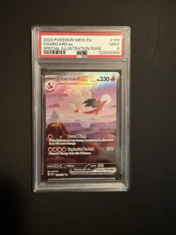 Pokemon TCG Charizard EX Scarlet & Violet 151 English PSA 9 - Image 1